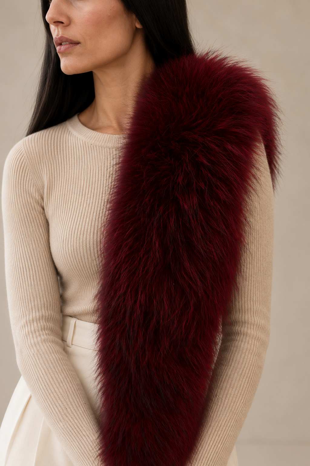 Kendal Maroon Stole
