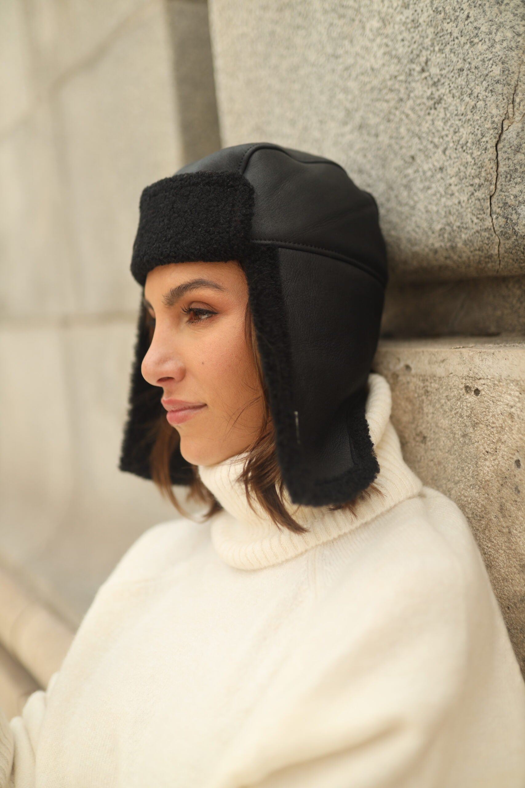 Gorro Aviador Negro OUTLET