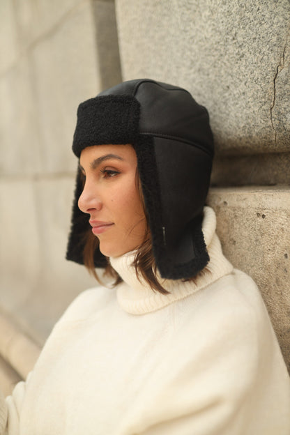Gorro Aviador Negro OUTLET