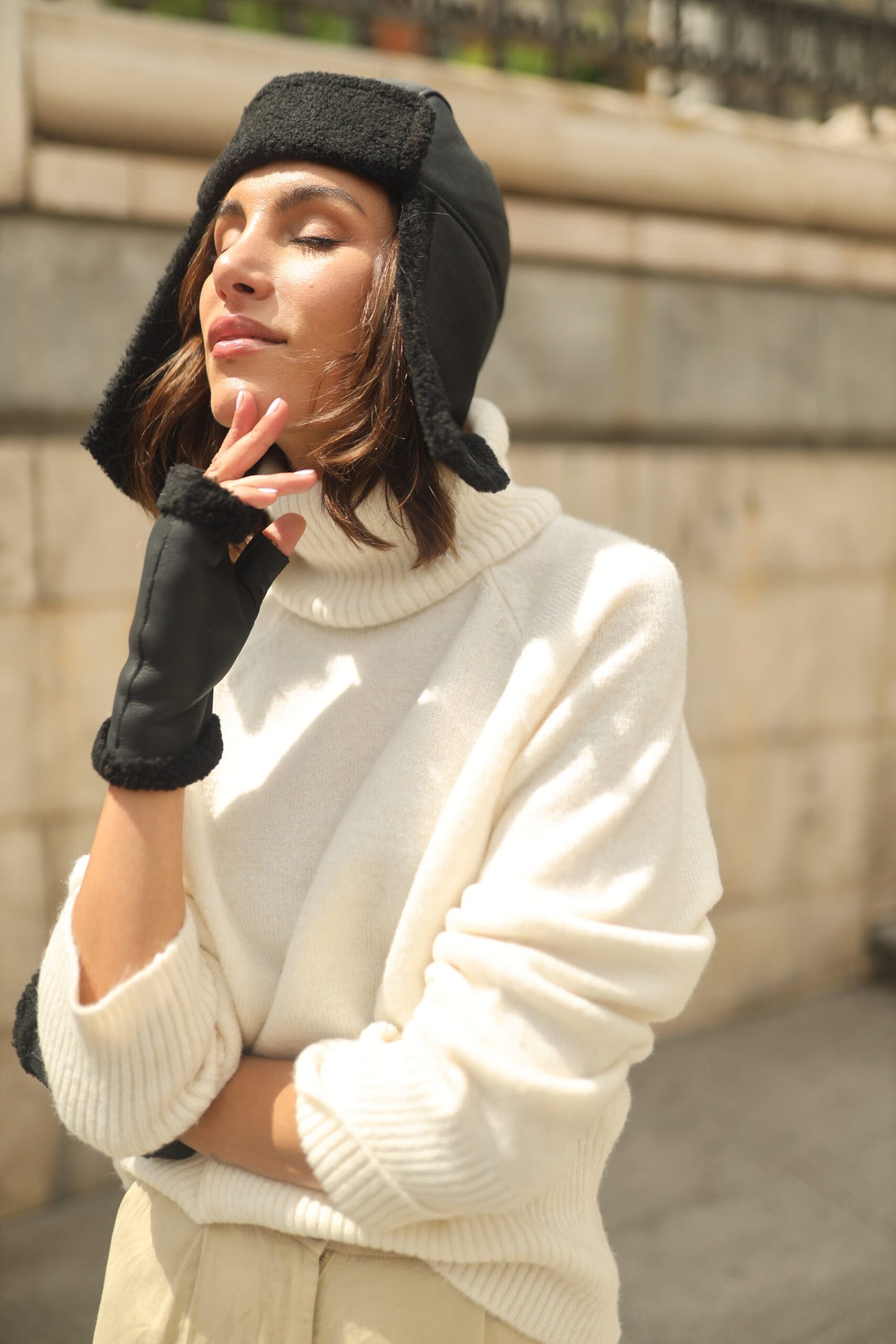 Gorro Aviador Negro OUTLET