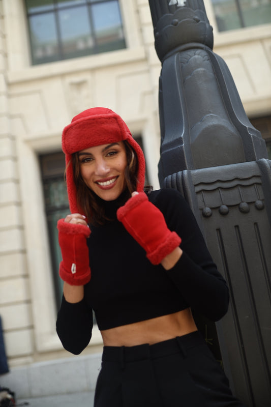 Gorro Aviador Rojo OUTLET