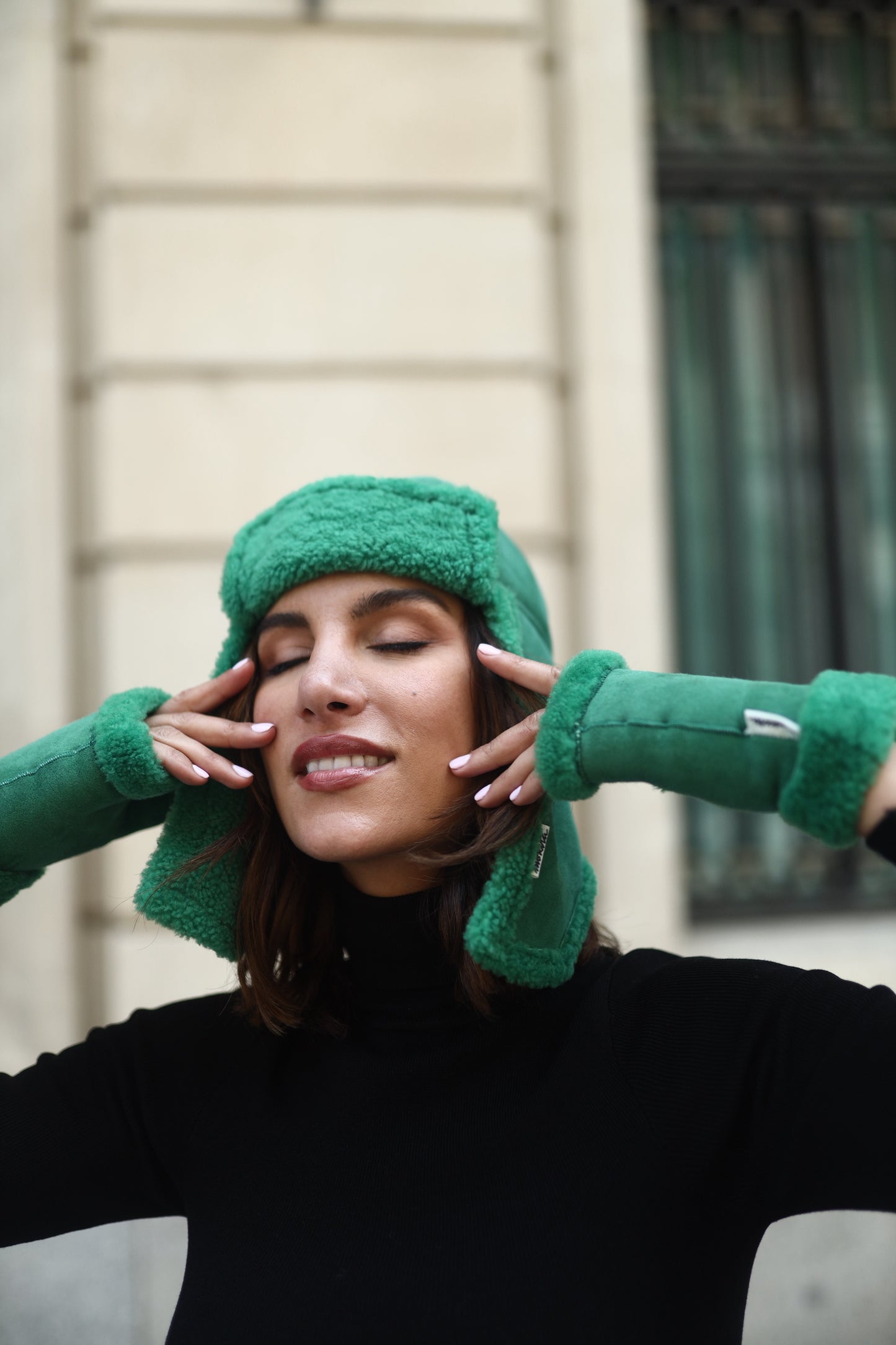 Gorro Aviador Verde OUTLET